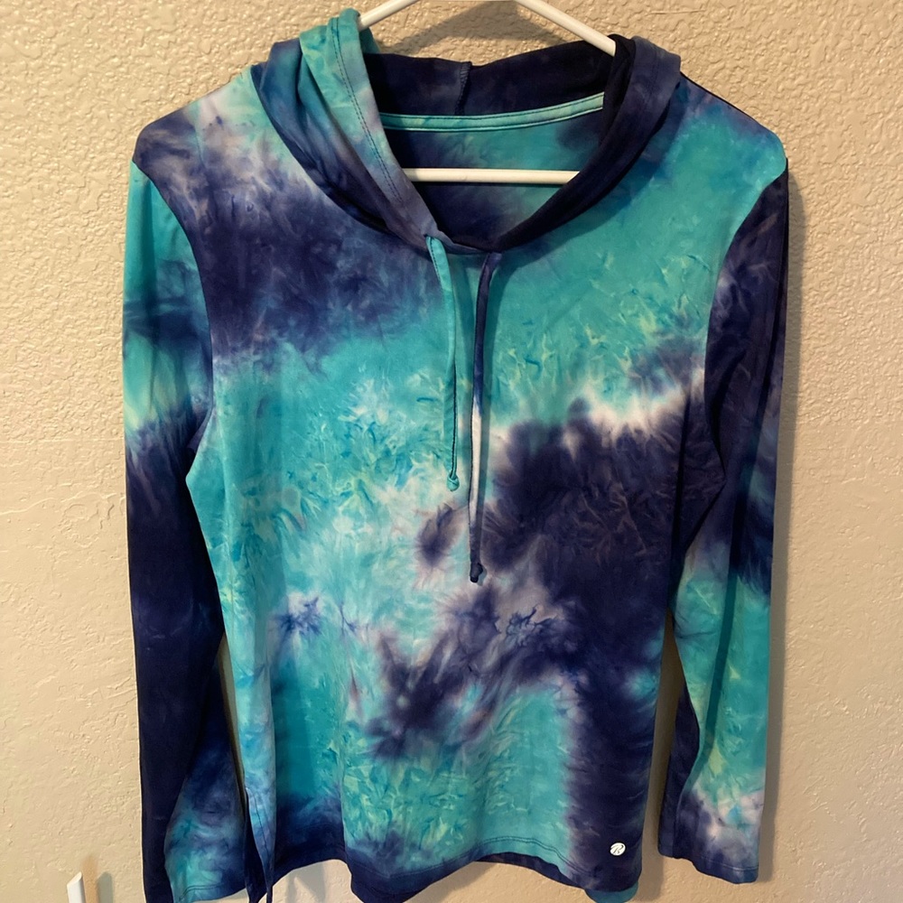 Super soft and flowy Bally hoodie. Excellent condition. Size Medium.